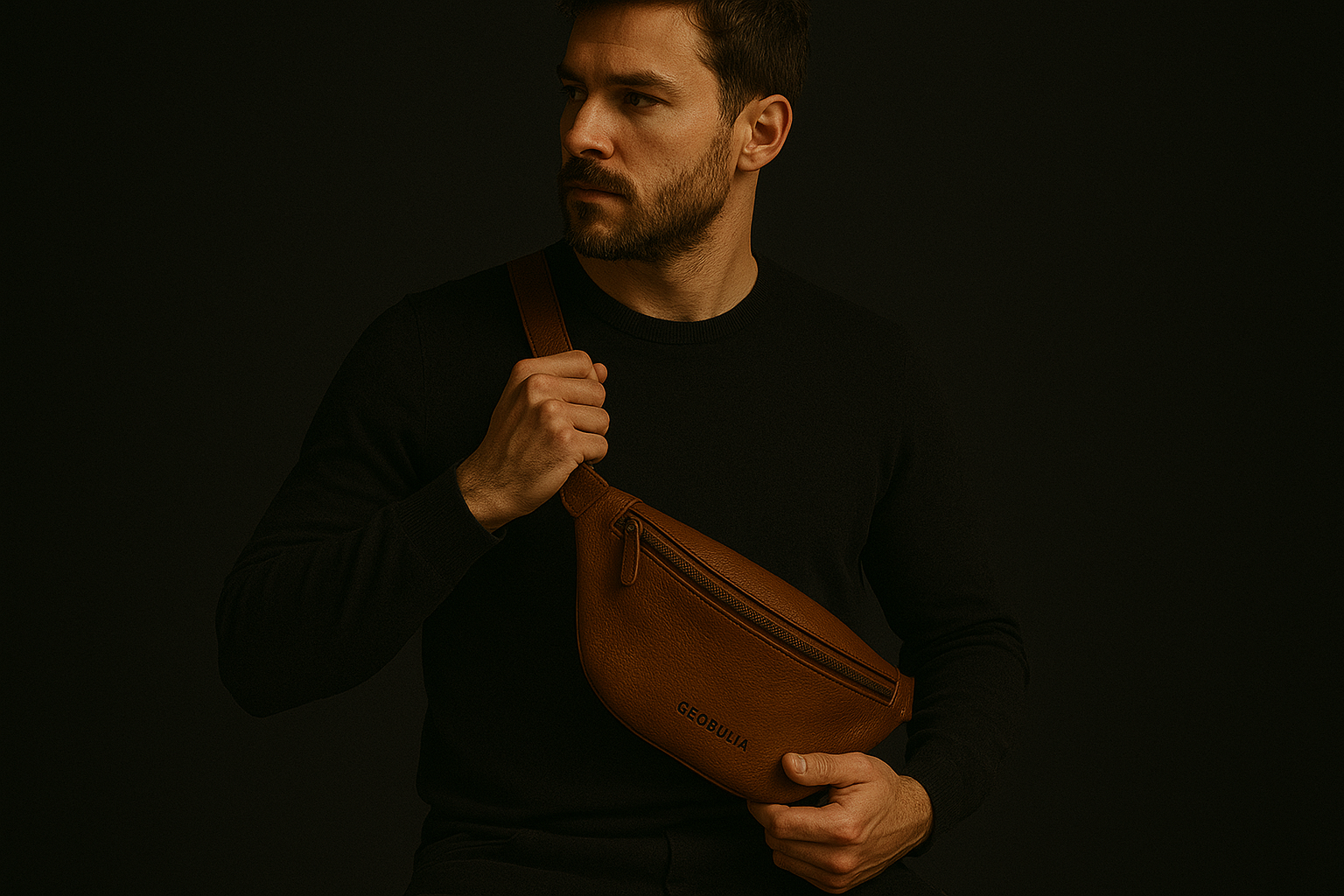 Sac Banane Cuir Homme