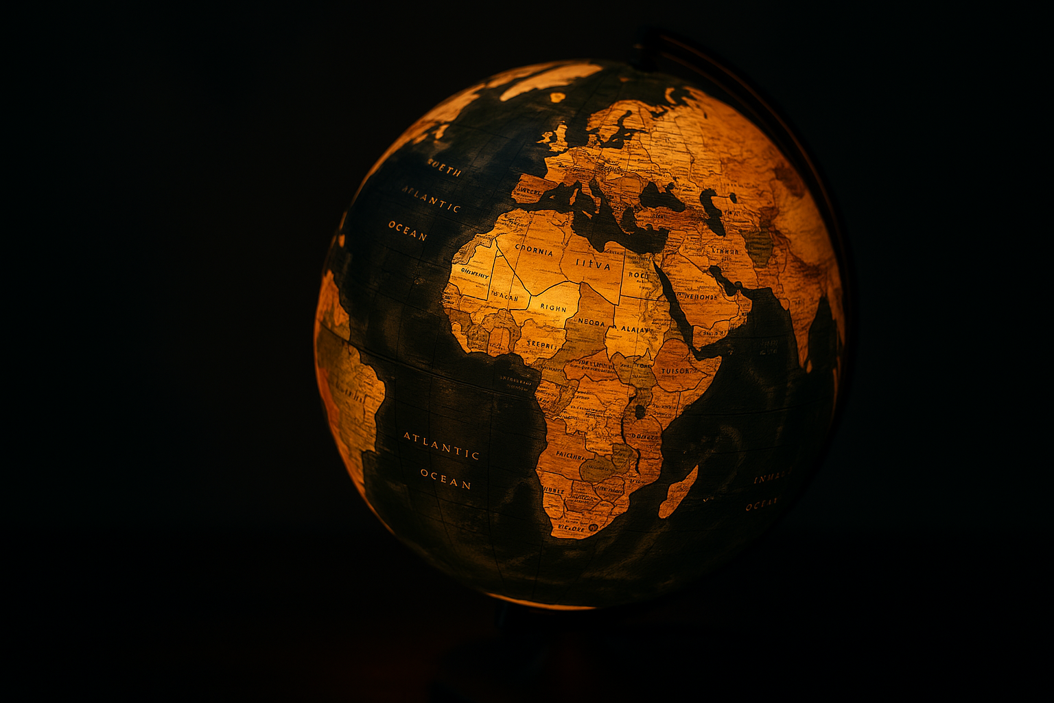 Globe Terrestre Lumineux