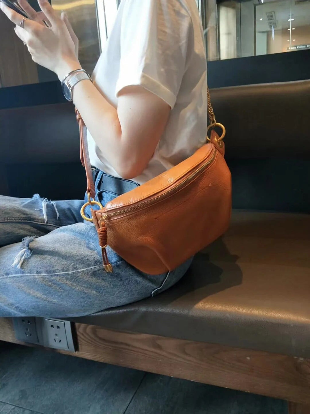 Sac Banane Cuir Femme Cleopatra