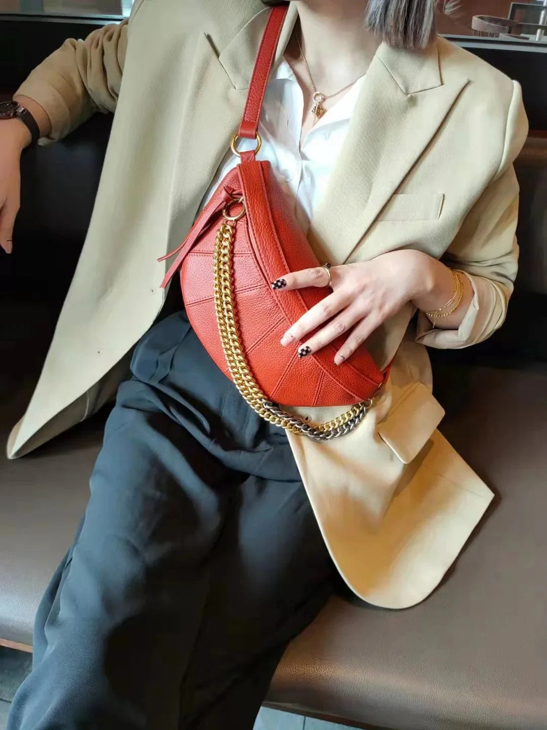 Sac Banane Cuir Femme Hera