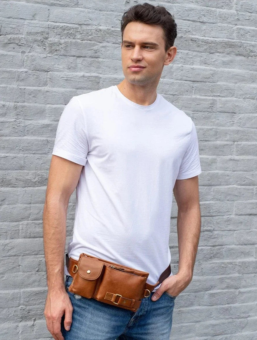 Sac Banane Cuir Homme Aurelio