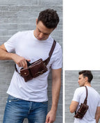 Sac Banane Cuir Homme Aurelio