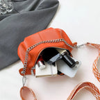 Sac Banane Orange Cuir