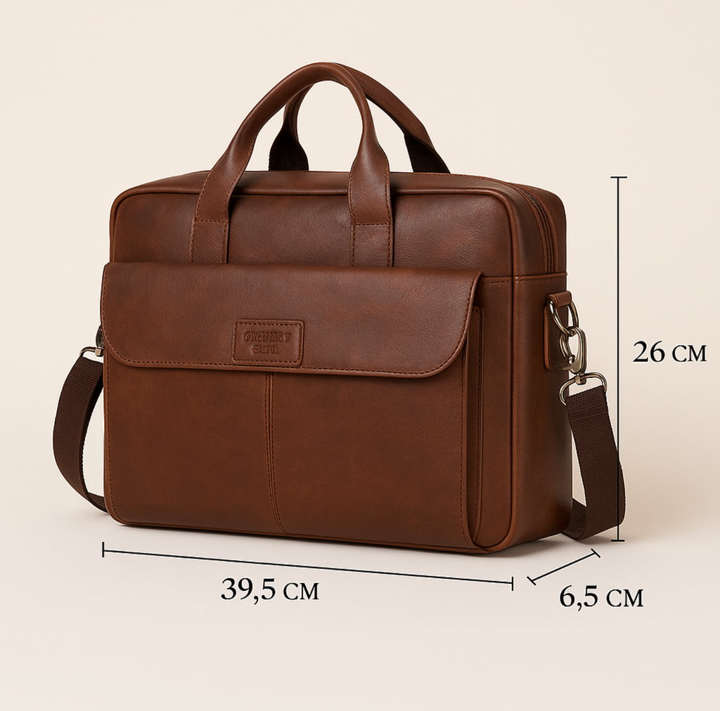 Sacoche Ordinateur en Cuir pour Homme – Omar