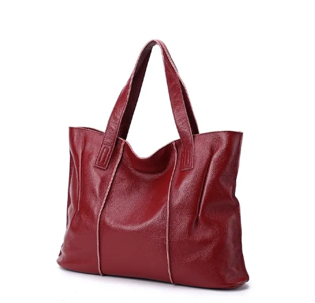 Sac Cabas Cuir Souple Grand Format – Modèle Sofia