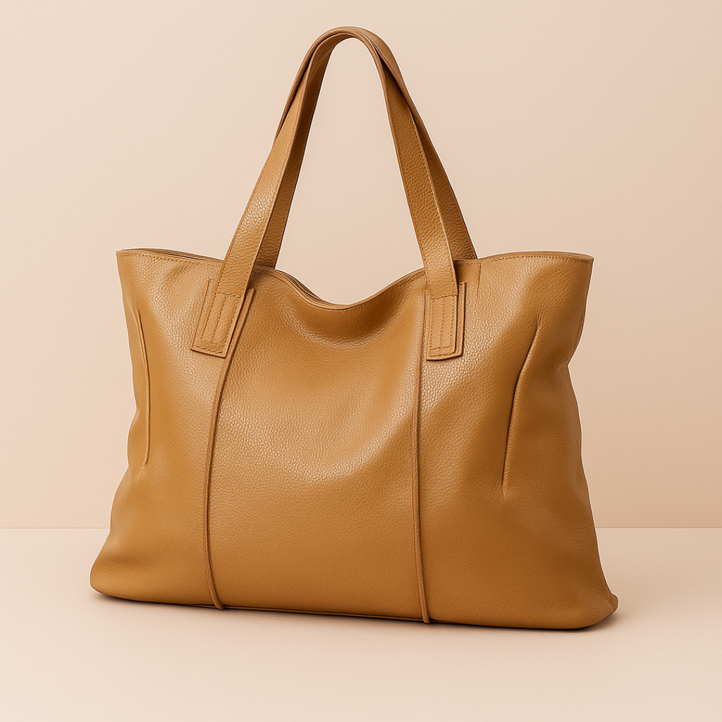 Sac Cabas Cuir Souple Grand Format – Modèle Sofia