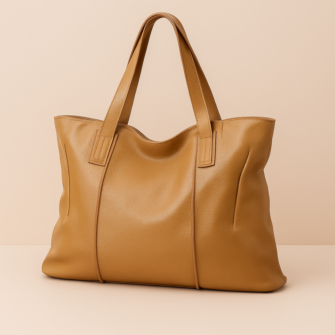 Sac Cabas Cuir Souple Grand Format – Modèle Sofia