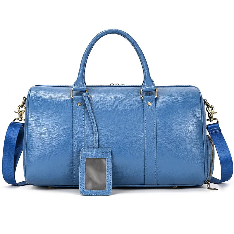 Sac de Voyage pour Femme en Cuir - Violette