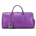 Sac de Voyage pour Femme en Cuir - Violette