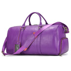 Sac de Voyage pour Femme en Cuir - Violette