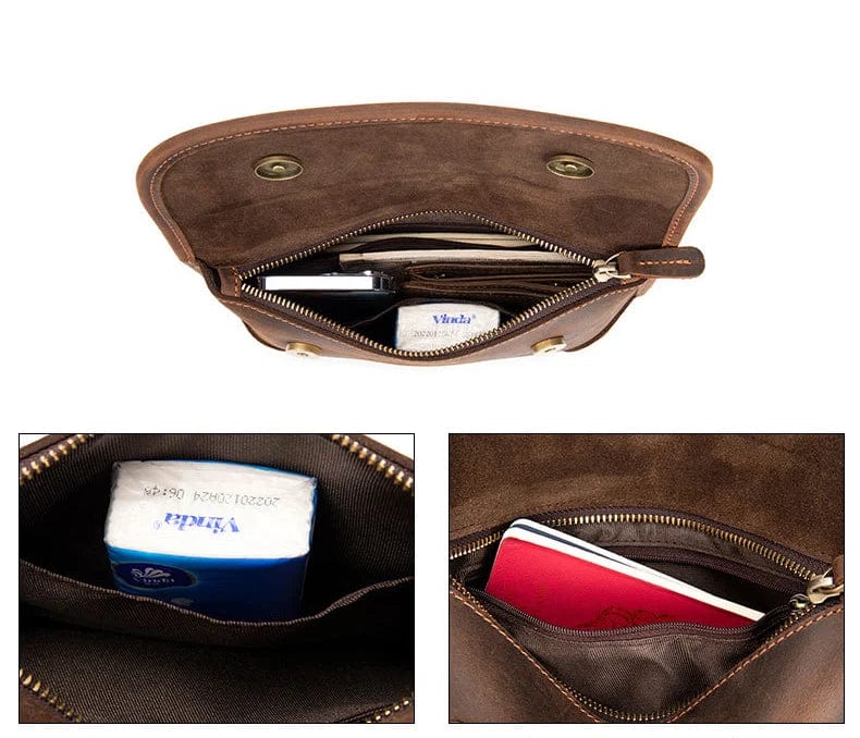 Sac Banane Cuir Homme Leonardo