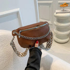Sac Banane Orange Cuir