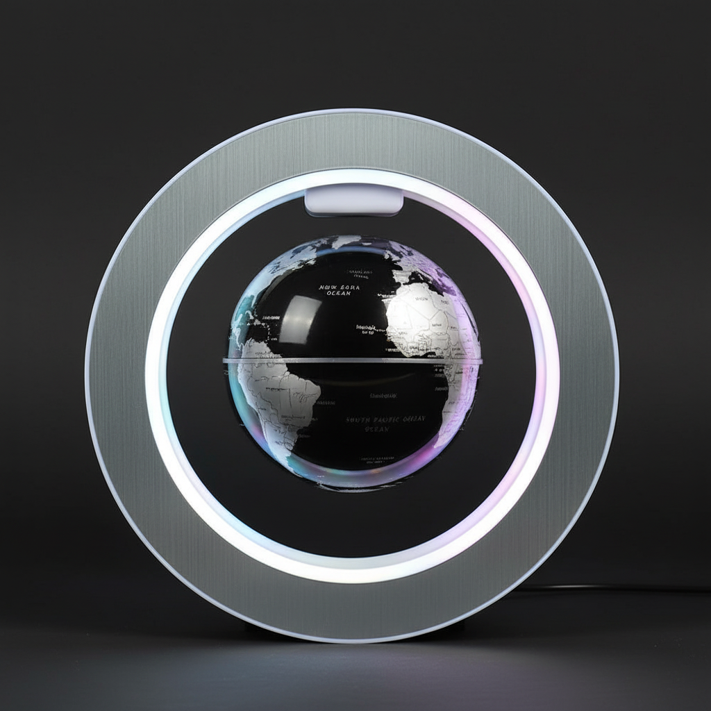 Globe Terrestre En Lévitation Décoratif