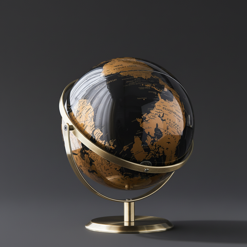 Globe Terrestre Moderne Décoratif