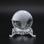 Globe Terrestre Décoratif Crystal