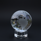 Globe Terrestre Décoratif Crystal