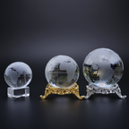 Globe Terrestre Décoratif Crystal