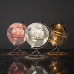 Globe Terrestre En Métal Décoratif