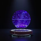 Globe Terrestre Décoratif Futuriste