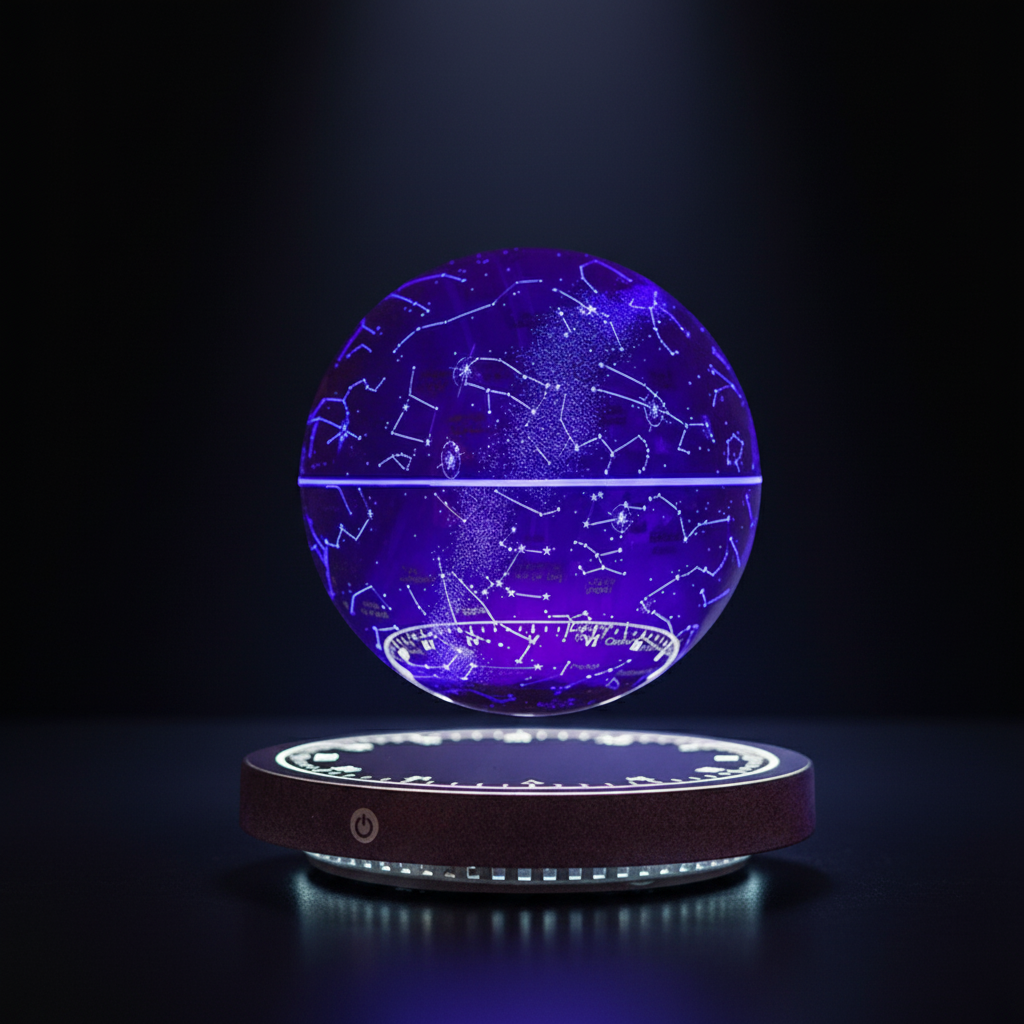 Globe Terrestre Décoratif Futuriste