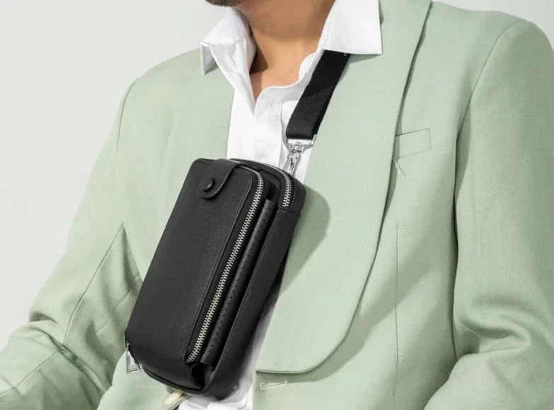 Sacoche Banane Cuir pour Homme