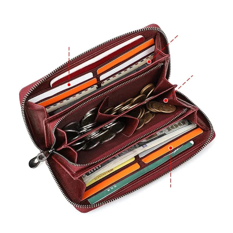 Porte Carte en Cuir pour Femme