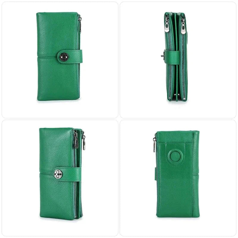 Porte Carte en Cuir Femme