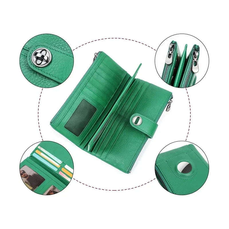 Porte Carte en Cuir Femme