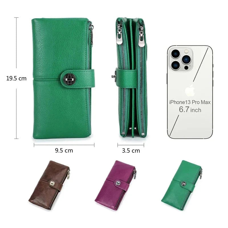 Porte Carte en Cuir Femme