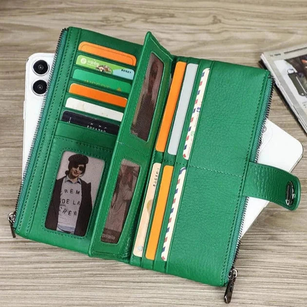 Porte Carte en Cuir Femme