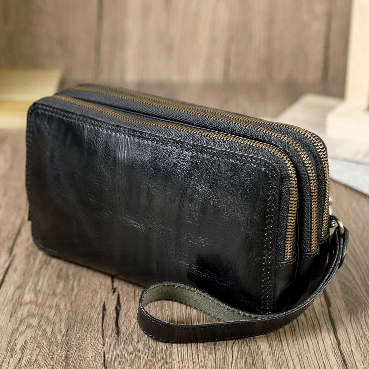 Portefeuille 3 Volets Homme Cuir