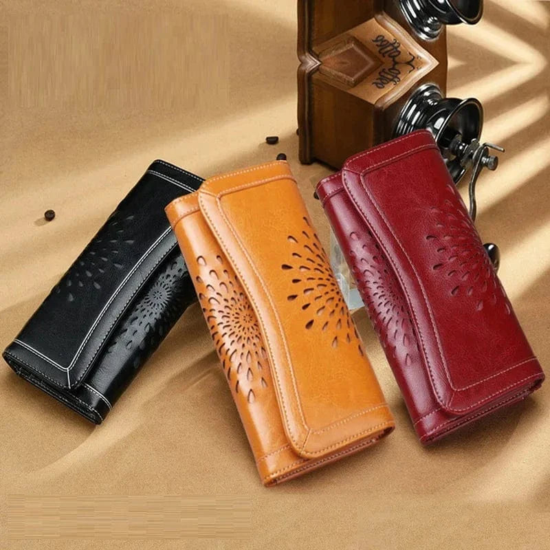 Portefeuille Femme Cuir Souple