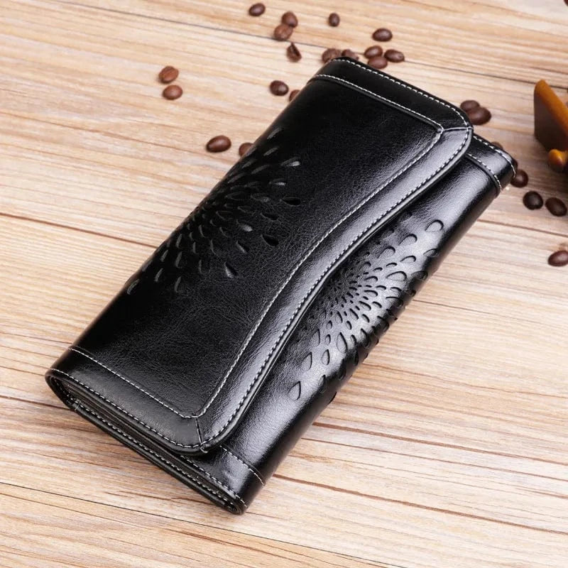 Portefeuille Femme Cuir Souple