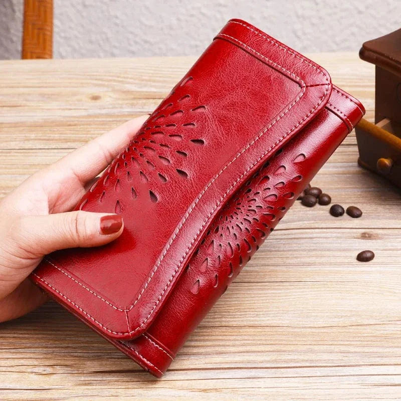 Portefeuille Femme Cuir Souple