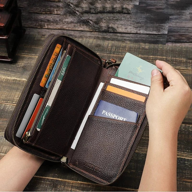 Portefeuille Homme Cuir 3 Volets