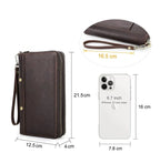 Portefeuille Homme Cuir 3 Volets