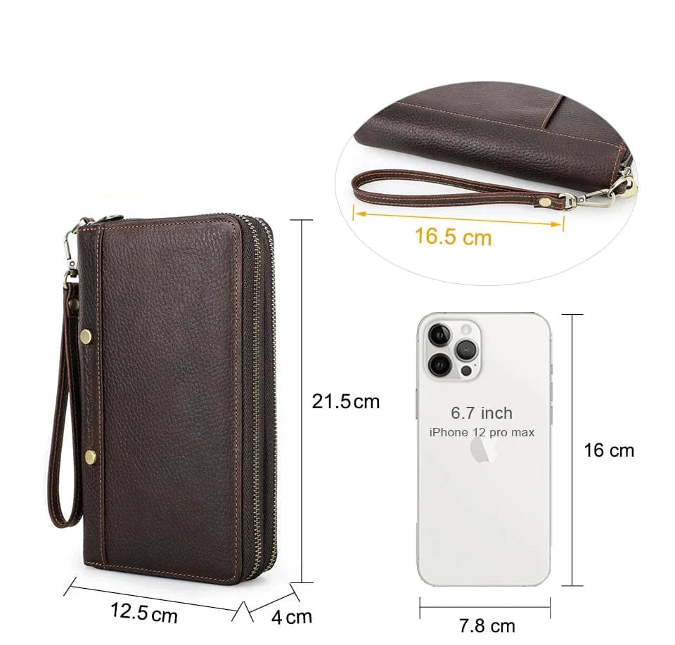 Portefeuille Homme Cuir 3 Volets