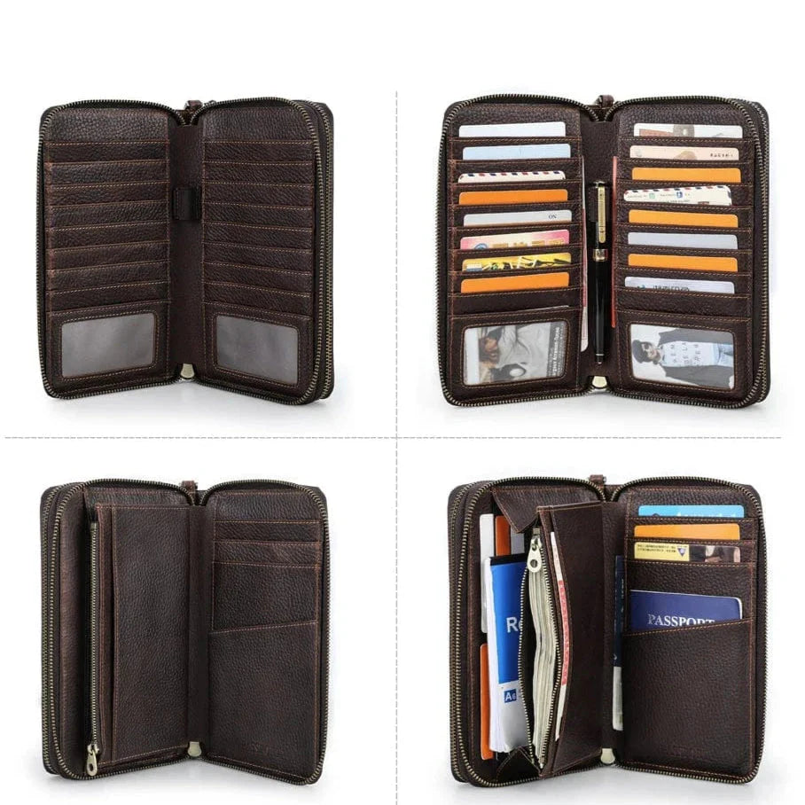 Portefeuille Homme Cuir 3 Volets