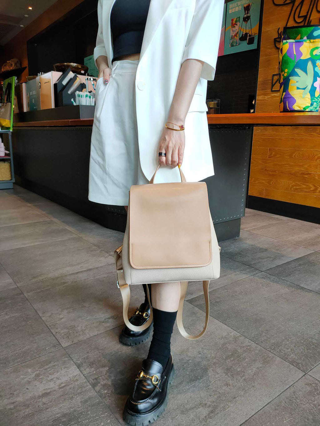 Sac à Dos Cuir Femme Iris