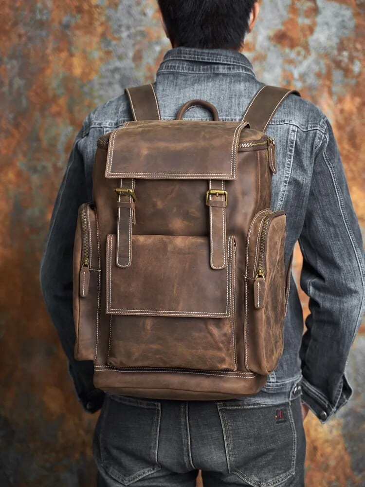 Sac à Dos Cuir Homme Sergio