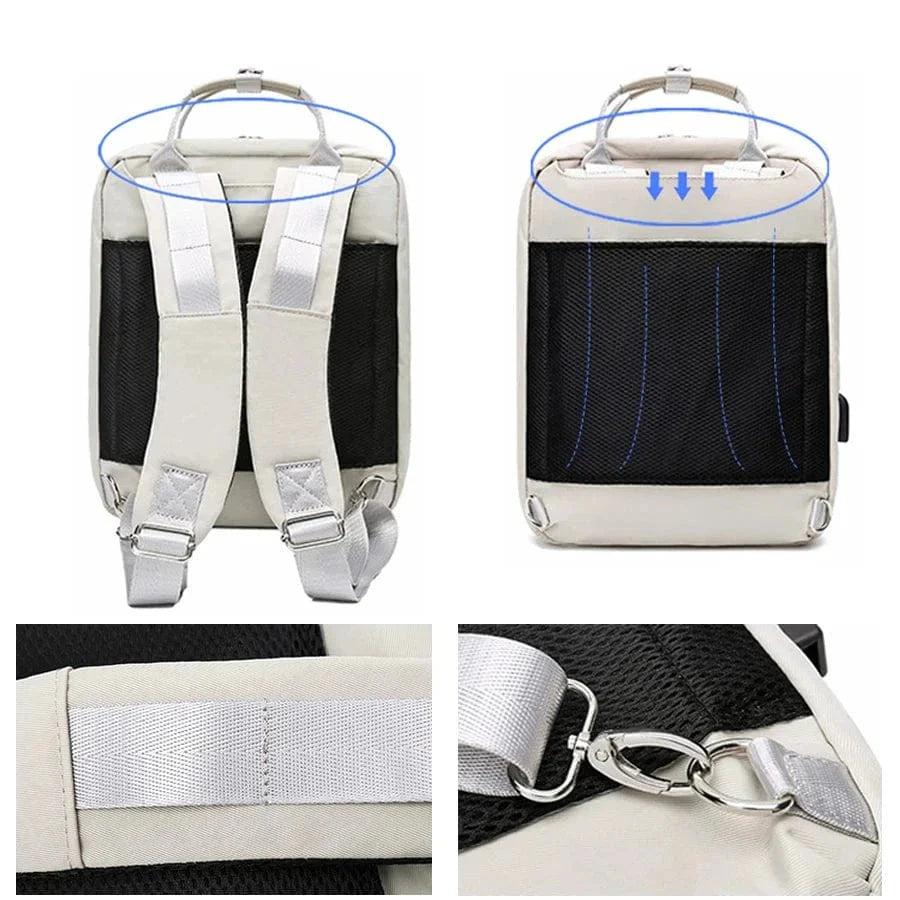 Sac à Dos Femme pour Ordinateur 15.6 Pouces