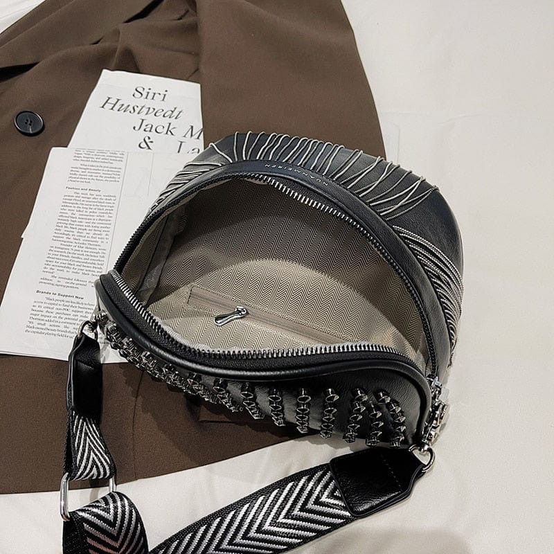 Sac Banane Cuir Femme Lila