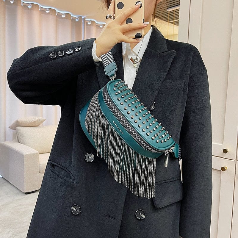 Sac Banane Cuir Femme Lila