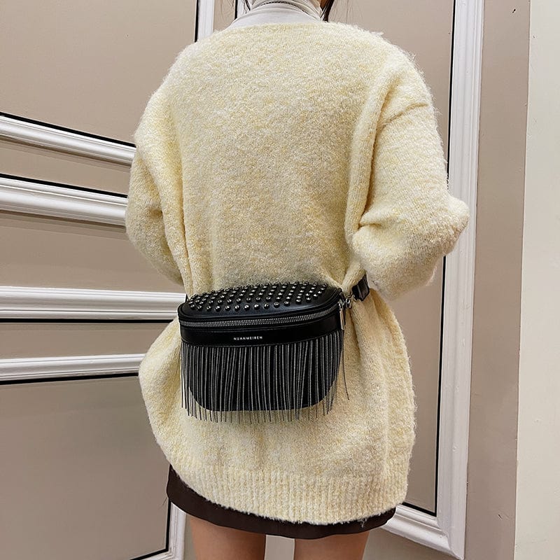 Sac Banane Cuir Femme Lila