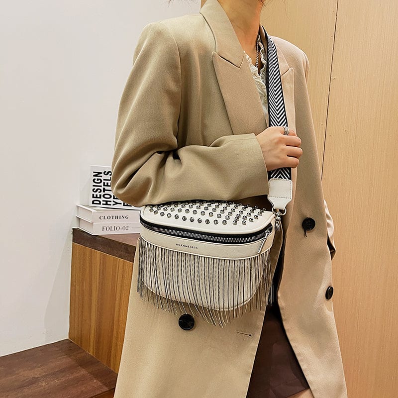 Sac Banane Cuir Femme Lila