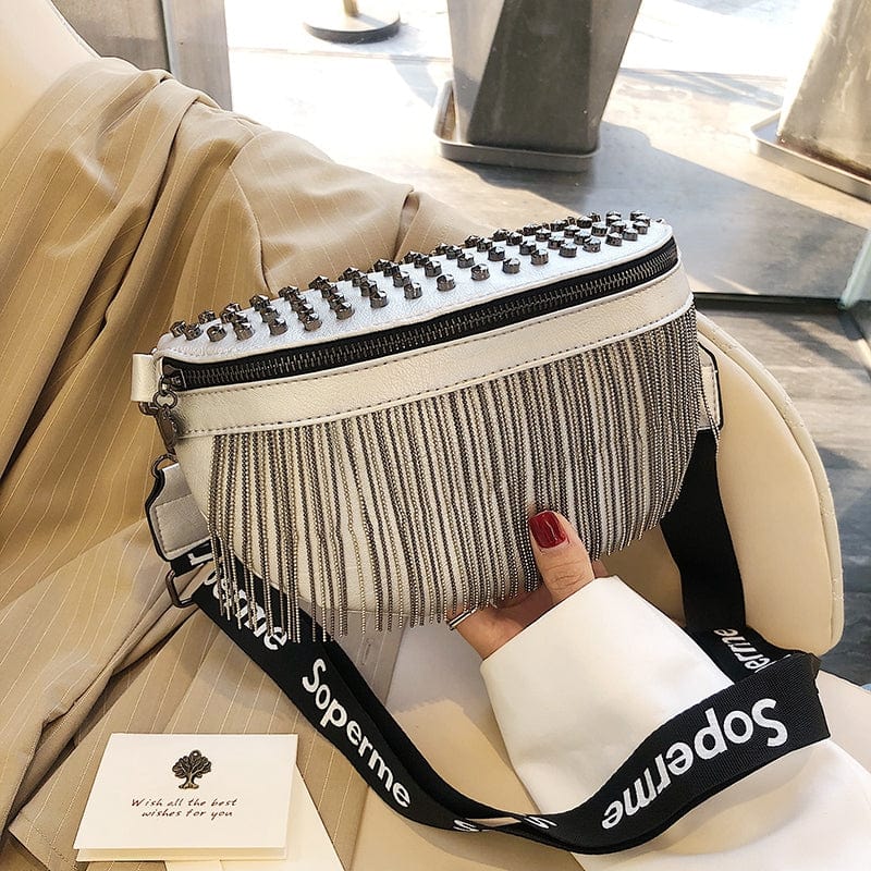 Sac Banane Cuir Femme Lila