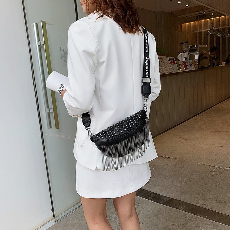 Sac Banane Cuir Femme Lila