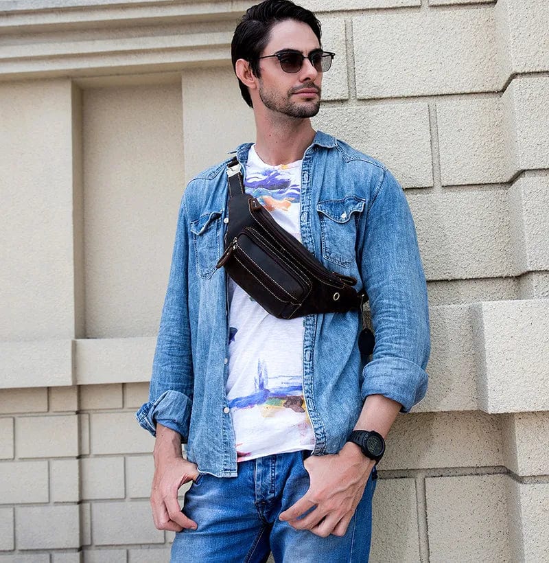 Sac Banane Cuir Homme Aristide