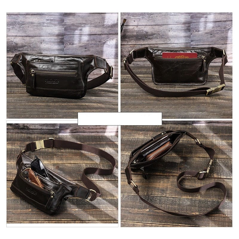 Sac Banane Cuir Homme Mathéo