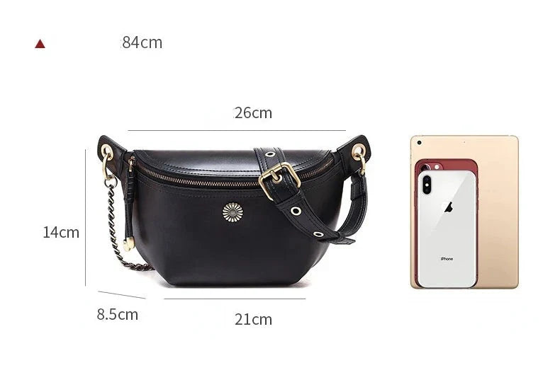 Sac Banane Femme Chic Fleur